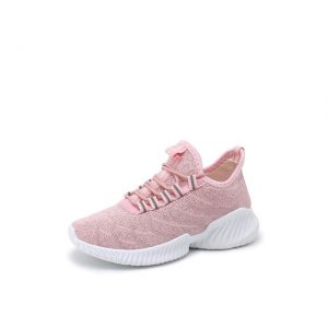 New Female Trend Flying Woven Net Student Sports Casual Shoes Fashion Sneakers