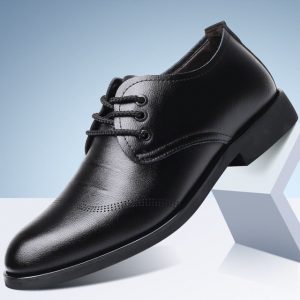 New Formal Business Shoes Season Men's Pointed Adult Men's Shoes Are Super Lace-up Shoes