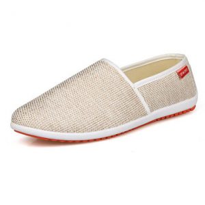 New Men Shoes Lightweight Cotton Blend Slip On Breathable Flats