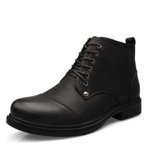 New Men Winter Chukkas Shoes Boots with Warm Faux Fur Lining