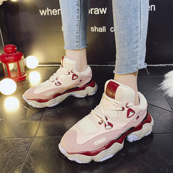 New Season Old Shoes Women Wild Ulzzang Net Red Ins Super Student Sports Shoes