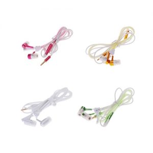 Noise Isolating Bass Stereo In-ear Earphone Earbuds Headphones Metal Zipper with Mic 3.5 MM Jack Standard