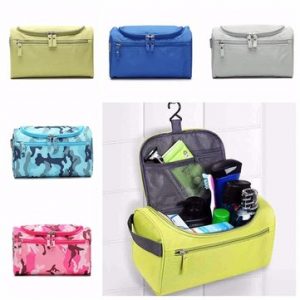 Nylon Waterproof Lightweight Portable Travel Wash Bag Multifunctional Cosmetic Bag Hang Bags