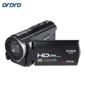 ORDRO HDV-F5 1080P Full HD 3.0" Rotatable Touch Screen LCD Digital Video Camera