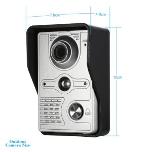 OWSOO 7 inch Wired Video Doorbell with Snapshot Record