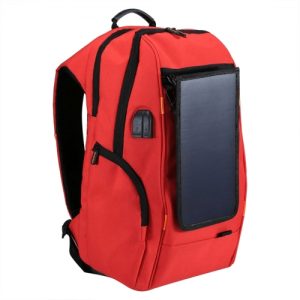 Outdoor Charging Backpack + USB Port with Solar Panel