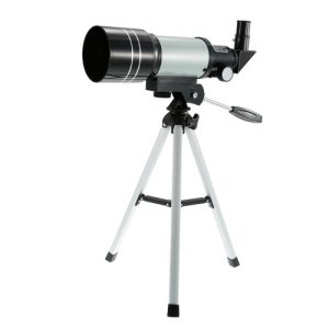 Outdoor HD Monocular 150X Refractive Space Astronomical Telescope Travel Spotting Scope with Portable Tripod Adjustable Lever