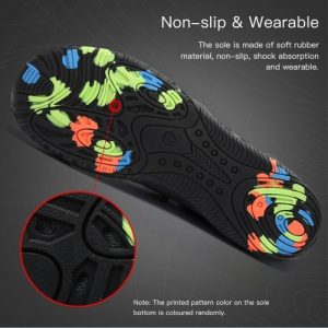 Outdoor Sports Lovers Beach Shoes Women Men Lace Up Water Shoes Breathable Non-slip Quick-Dry Barefoot Flexible Swimming Wading Shoes