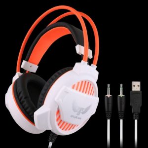 Ovann G1 Professional Esport Gaming Stereo Bass Headset Headphone Earphone Over Ear 3.5mm & USB Wired with Microphone LED Light for PC Computer Laptop