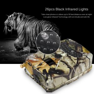 PR-100 12MP 1080P Trail Hunting Game Camera