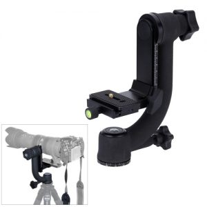 PRO 360-degree Panorama Gimbal Tripod Head Bird-Swing with Standard Quick Release Plate for Telephoto Lenses Canon Nikon Sony Heavy-Duty