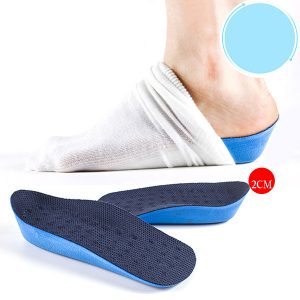 PU Heel Heighten Invisible Height Increase Heel Lift Insoles Soft Flexible Shoe Insert Pad