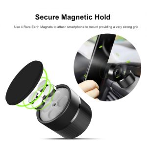 Perfume Car Mount Holder Aluminum Alloy Strong Magnetism Magnetic Phone Stand for Smartphone Tablet