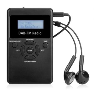 Portable Digital DAB FM RDS Radio with Earphone