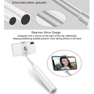 Portable Handheld 2 in 1 Tripod Extendable Selfie Stick Monopod Phone Holder BT Wireless Remote Camera Controller Selfie Shutter 180