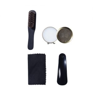 Portable Shoe Shinning Brush Kit For Travel & Daily Use