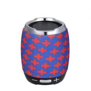 Portable Wireless BT Speaker Stereo Sound Box Music Player BT4.1 Built-in Microphone Support Handsfree Calls Function FM Radio Equipped with TF Card Alot/AUX IN/USB Port