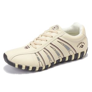 Printing Trainers Lace Up Comfortable Sport Casual Shoes For Women