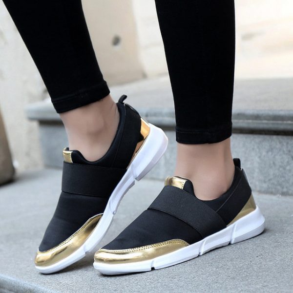 Quarter Mesh Breathable Shoes Casual Women's Shoes Large Size Soft Bottom Sports Running Shoes