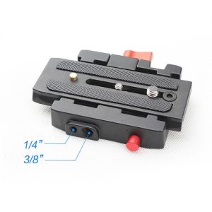 Quick Release Clamp Adapter + Quick Release Plate P200 Compatible for Manfrotto 501 500AH 701HDV 503HDV Q5