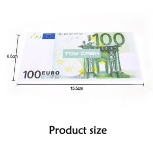 Realistic Fake Play Money Photography Pounds Euro Notes Training Collect Learning Banknote Double-Sided Printing Atmosphere Props