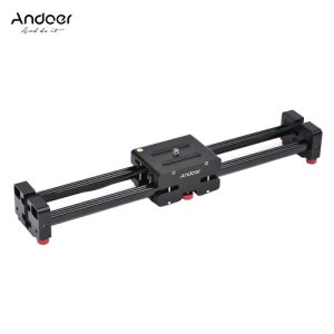 Retractable Camera Video Slider Dolly 52cm Track Rail Stabilizer 104cm Actual Sliding Distance Load Up to 8kg for Canon Nikon Sony DSLRs Camcorders