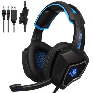 SADES R9 PC 3.5mm Wired Gaming Headsets