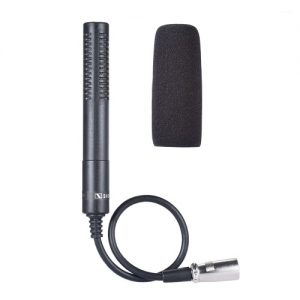 SG-103 Professional Hyper-Cardioid Direction Condenser Microphone with Windscreen for DV Camera DV Vidicon