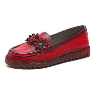 SOCOFY Retro Soft Flat Shoes