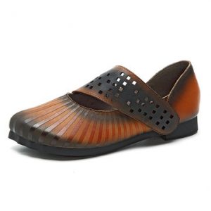 SOCOFY Retro Soft Flat Shoes