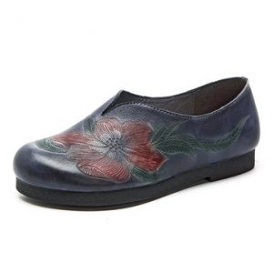 SOCOFY Retro Soft Flat Shoes