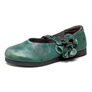 SOCOFY Retro Soft Flat Shoes