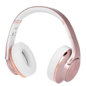 SODO MH5 2 in 1 BT Headphones with Microphone Rose Gold