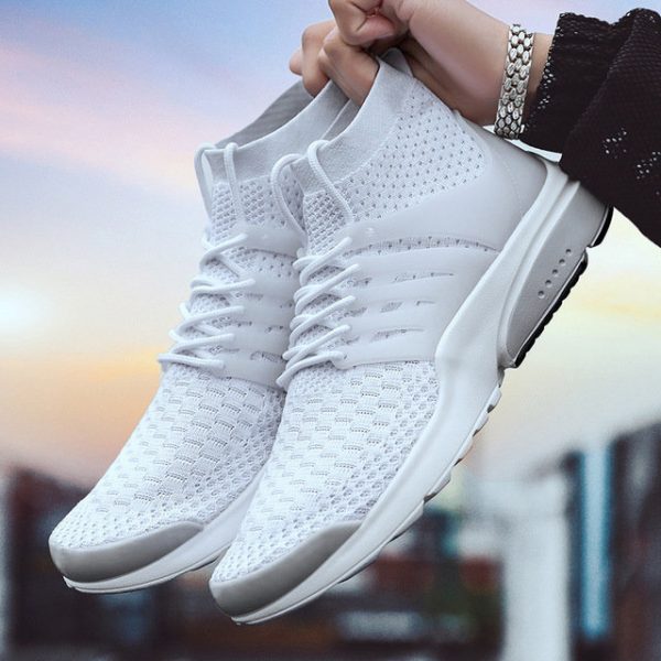 Season Big Code High To Help Men's Shoes Breathable Trend Socks Shoes Casual Shoes Men's Sports Shoes