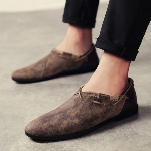 Season Casual New Men's Shoes Suede Leather Men's Shoes Soft Bottom Breathable Casual Shoes Generation