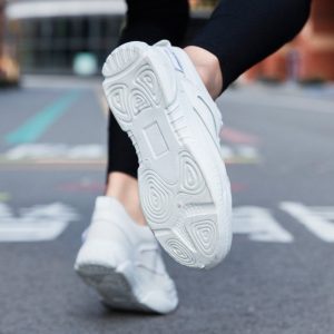 Season New Fashion Sports Shoes Breathable Mesh Shoes Running Shoes Thick Bottom Wear Students Small White Tide Shoes