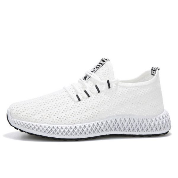 Season New Flying Woven Mesh Breathable Men's Shoes Trend Casual Sports Wind Single Shoes Sports Shoes Hair