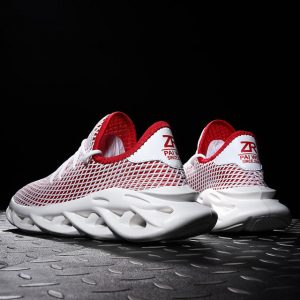 Season New Men's Fashion Casual Sports Trend Shoes Breathable Flying Woven Mesh Running Shoes