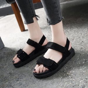 Season New Women's Sandals Women's Shoes Rubber Sports Sandals Wild Muffin Bottom Sandals Women