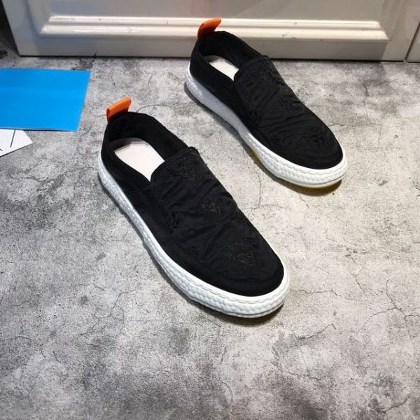 Season New Youth Canvas Breathable Sneakers A Pedal Tide Men's Shoes Flying Woven Shoes Popcorn Men's Shoes