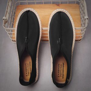 Season Shoes Men's One Foot Casual Breathable Trend Linen Handmade Port Wind Wild Fisherman Shoes