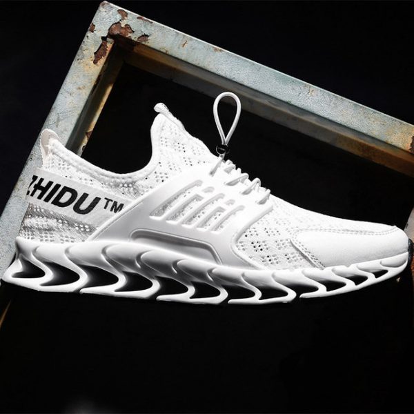 Season Sports Shoes Breathable Men's Shoes Mesh Shoes Hole Shoes Mesh Shoes Fashion Single Net Hollow Running Shoes Tide