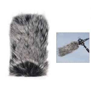 Small Size Outdoor Microphone Mic Furry Windscreen Windshield Cover Muff for SHENGGU SG-107/ SG109 or other 6 * 5cm / 2.4 * 2in (L * D) Compact Microphones