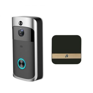 Smart Wireless WiFi Security DoorBell Video Door Phone with Plug-in Chime Visual Recording