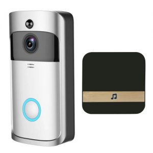 Smart Wireless WiFi Security DoorBell Video Door Phone with Plug-in Chime Visual Recording