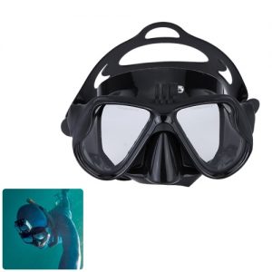 Snorkelling Scuba Diving Mask Goggles Swimming Face Mask with Bracket Mount for GoPro Hero 4 3+ 3 2 1 SJCAM SJ4000 SJ5000 Dazzne P2 Xiaomi Yi Sports Action Camera