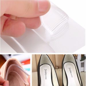 Soft Invisible Silicone Gel Heel Cushion Protector Self-adhesive Insoles Shoe Pads