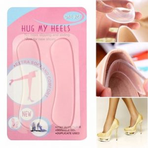 Soft Invisible Silicone Gel Heel Cushion Protector Self-adhesive Insoles Shoe Pads