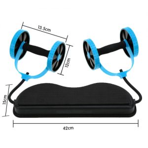 Sport Core Double AB Roller AB Wheel Fitness Abdominal Exercises Equipment Abdominal Waist Slimming Equipment