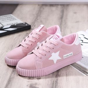 Star Lace Up Flat Casual Shoes For Women